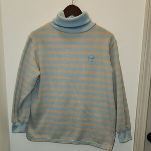 Jaclyn Smith Sport Vtg Striped Turtleneck Sweater Size Med
